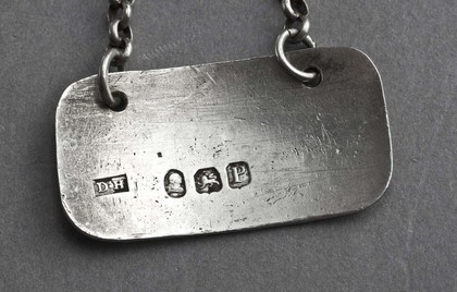 Antique Silver Georgian Wine Label - Madeira, Daniel Hockly